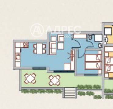 Двустаен апартамент, Варна, м-ст Траката, 530954, Снимка 1