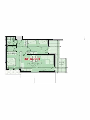 Тристаен апартамент, София, Манастирски ливади - изток, 663954, Снимка 1