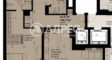 Многостаен апартамент, Бургас, Изгрев, 671954, Снимка 1