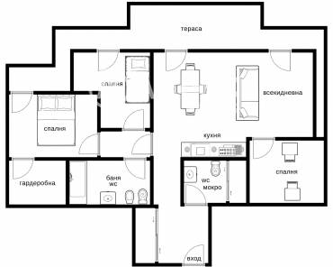 Многостаен апартамент, София, Витоша, 677954, Снимка 1