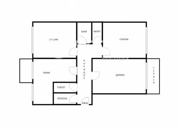 Тристаен апартамент, Варна, Владислав Варненчик, 689963, Снимка 1