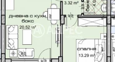 Двустаен апартамент, Варна, Изгрев, 675965, Снимка 2