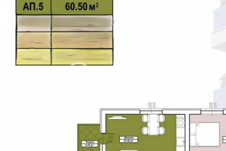 Двустаен апартамент, Благоевград, Освобождение, 671967, Снимка 4
