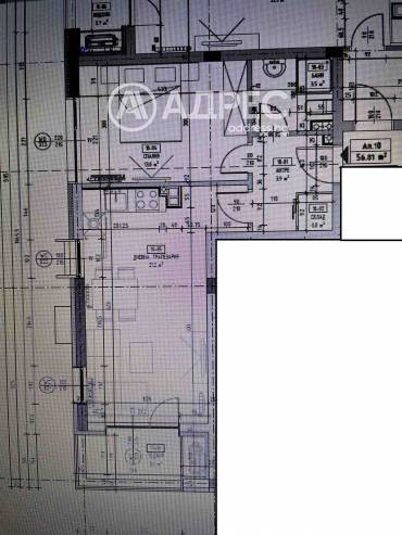 Двустаен апартамент, София, Малинова Долина, 655968, Снимка 1