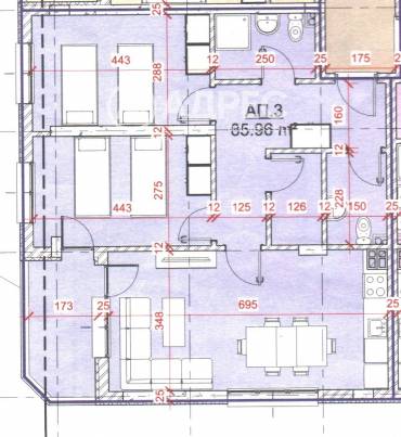 Тристаен апартамент, Стара Загора, Железник- изток, 702969, Снимка 1