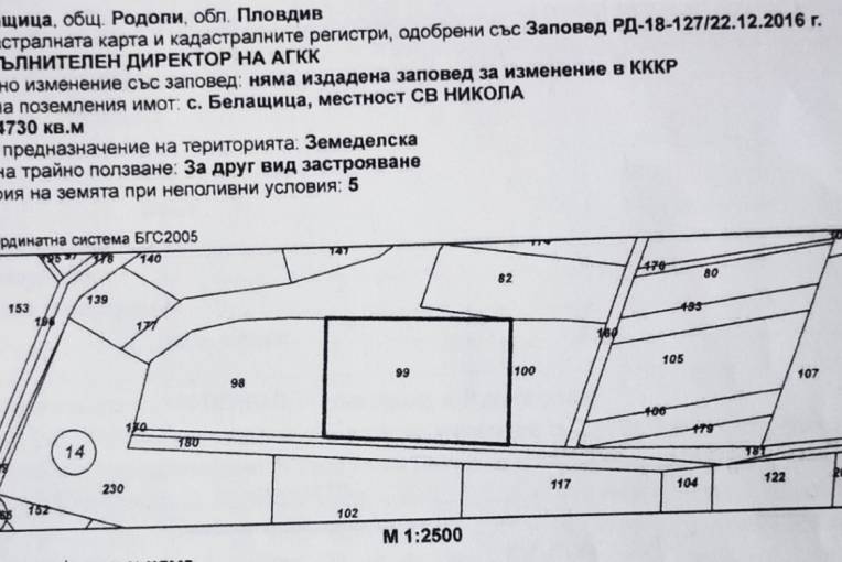 Парцел/Терен, Белащица, 602971, Снимка 1