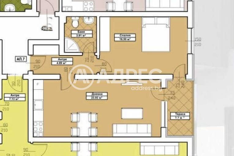 Двустаен апартамент, Благоевград, Освобождение, 671973, Снимка 1