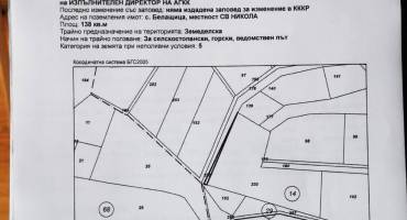 Парцел/Терен, Белащица, 602974, Снимка 2