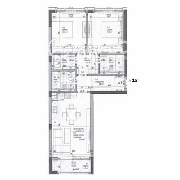 Тристаен апартамент, София, Център, 660974, Снимка 1