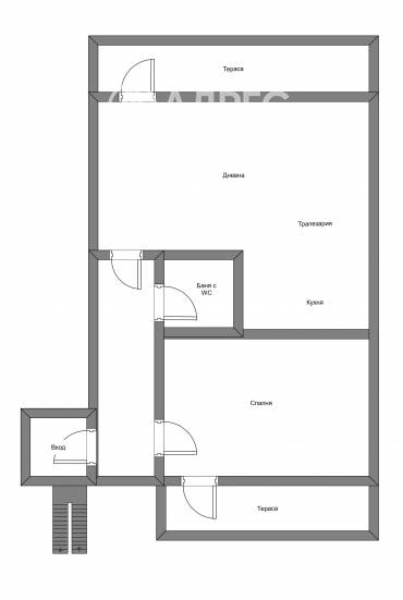 Двустаен апартамент, София, Надежда 1, 679977, Снимка 1