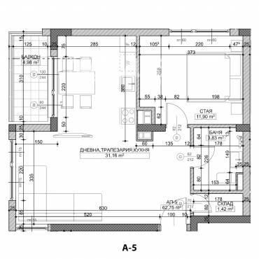 Двустаен апартамент, София, в.з. Американски колеж, 638980, Снимка 1