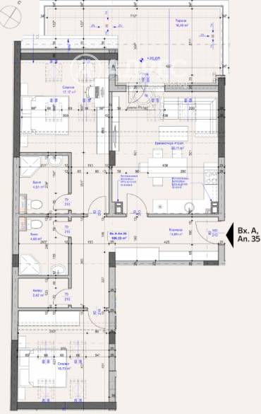 Тристаен апартамент, София, Лагера, 686981, Снимка 1