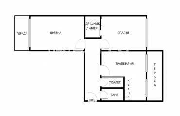 Тристаен апартамент, Варна, Чаталджа, 677983, Снимка 1