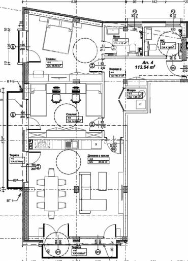 Тристаен апартамент, София, Оборище, 652988, Снимка 1