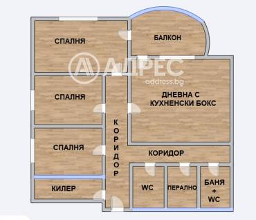 Многостаен апартамент, Варна, Левски, 681989, Снимка 1