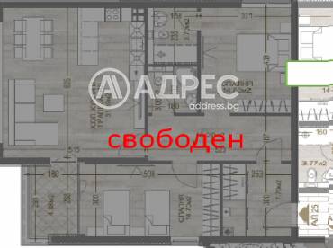 Тристаен апартамент, София, Манастирски ливади - изток, 682989, Снимка 1