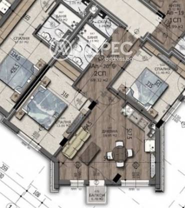 Тристаен апартамент, София, Витоша, 677993, Снимка 1