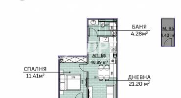Двустаен апартамент, Варна, Възраждане 1, 691995, Снимка 1