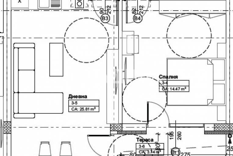 Двустаен апартамент, София, Оборище, 652996, Снимка 2