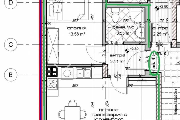 Двустаен апартамент, Варна, Кайсиева градина, 640998, Снимка 4