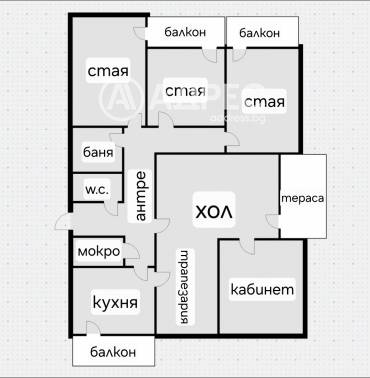 Многостаен апартамент, София, Овча купел, 695999, Снимка 1